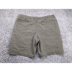 REI Shorts Mens 40 Green Canvas Gorpcore Outdoors Hiking Camping Cargo Pockets
